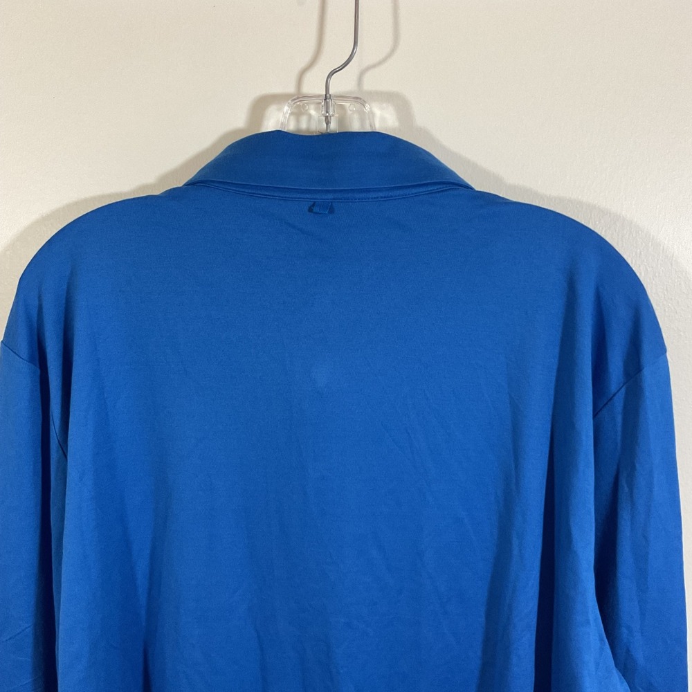 J.Lindeberg Perry Long Sleeve Golf Polo Shirt Mens XXL Regular Fit Blue Preppy - Picture 8 of 12